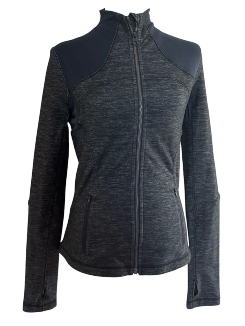 Lululemon Forme Jacket Slub Denim Inkwell Blue – Size 6 - Picture 3 of 10